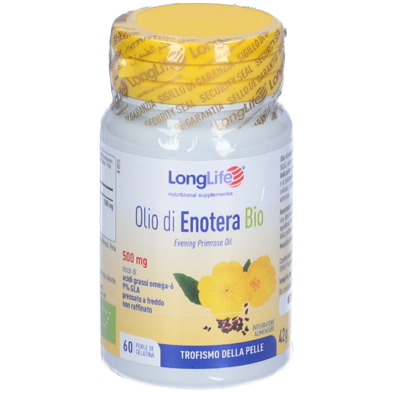 LongLife® Olio di Enotera Bio 500 mg