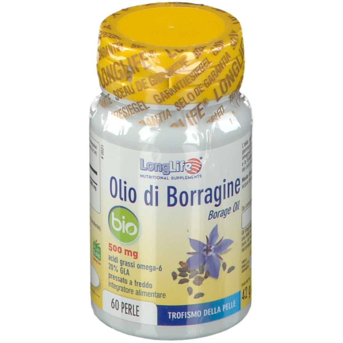 LongLife® Olio di Borragine Bio 500 mg