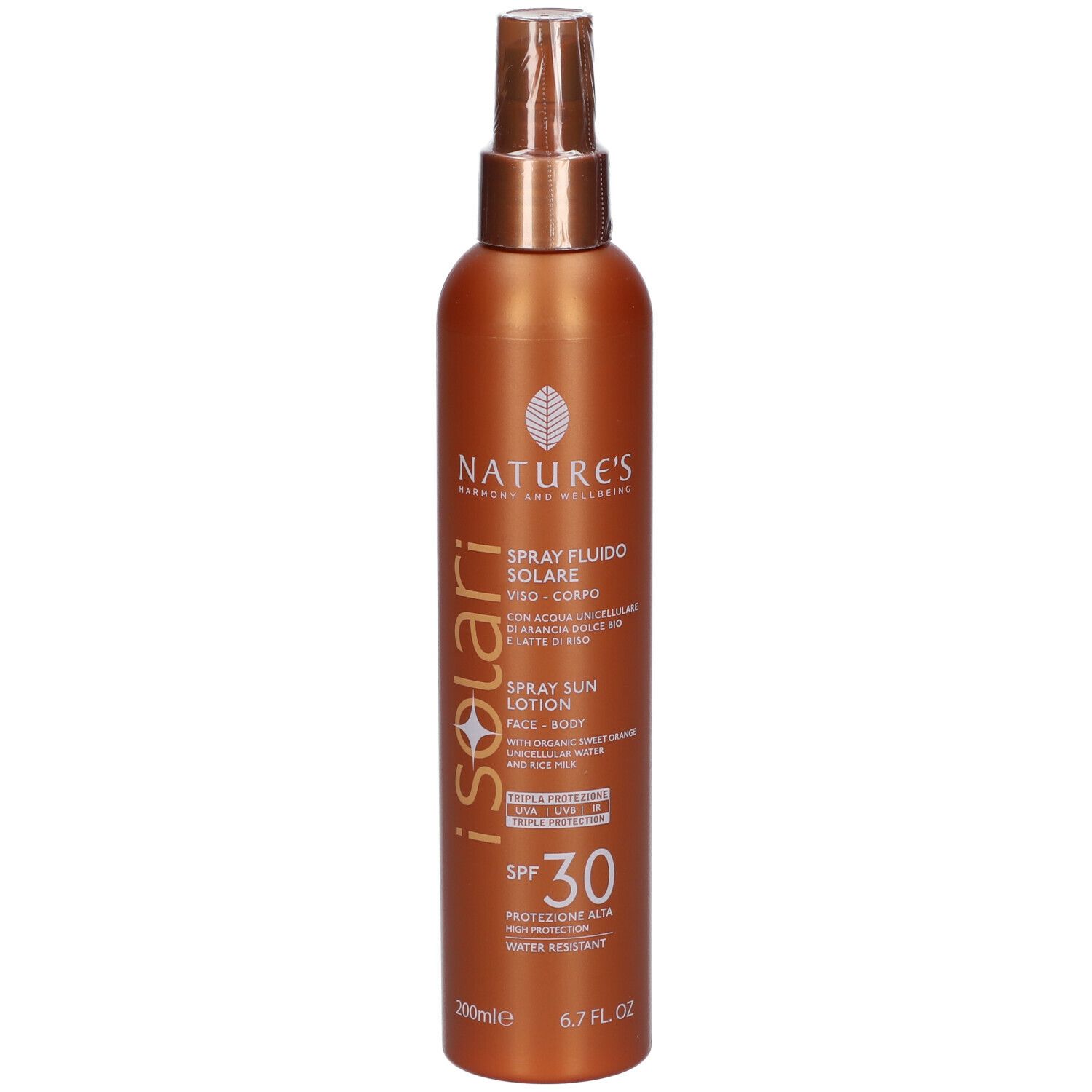 NATURE'S iSolari Spray Fluido Solare SPF 30