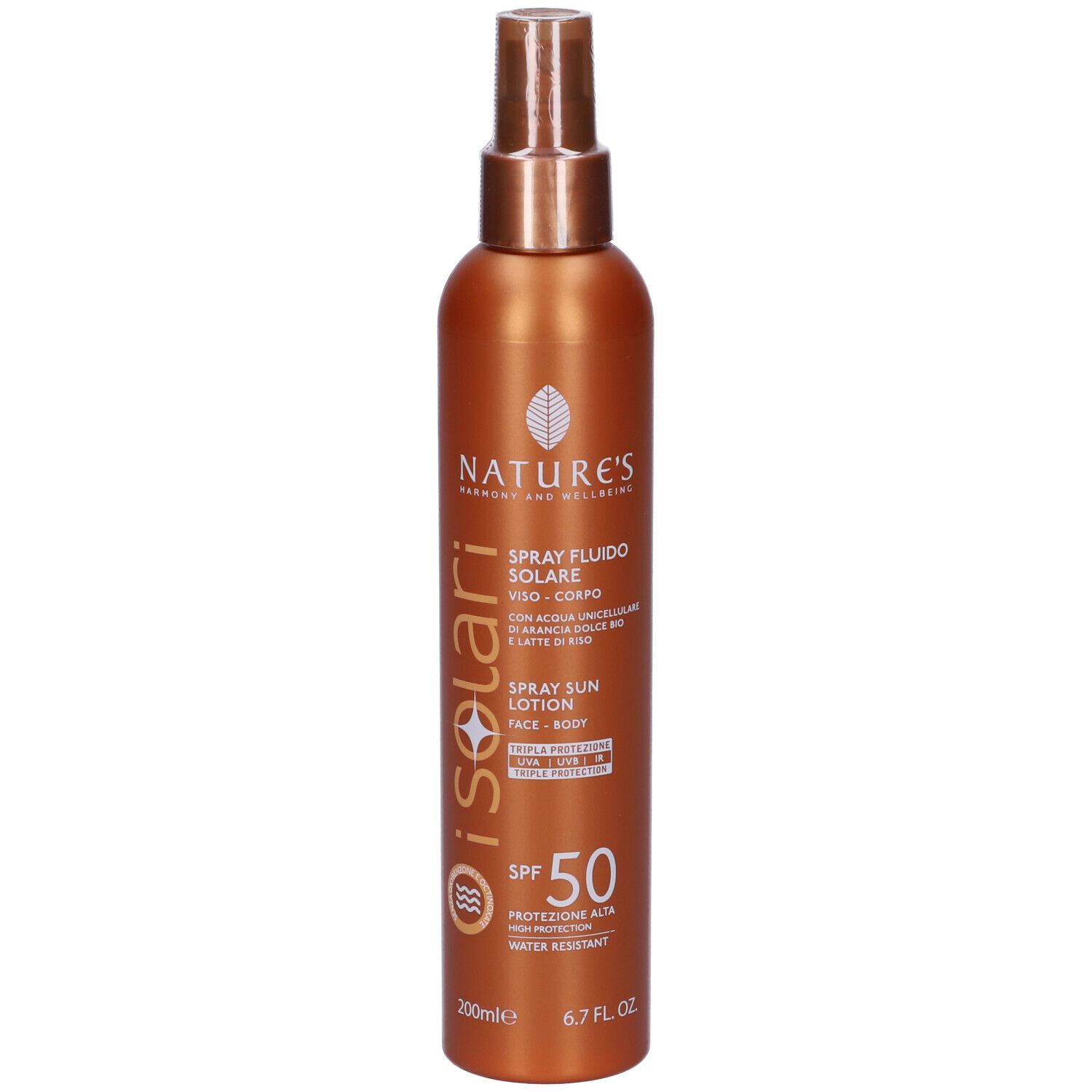 NATURE'S iSolari  Spray Fluido Solare SPF 50