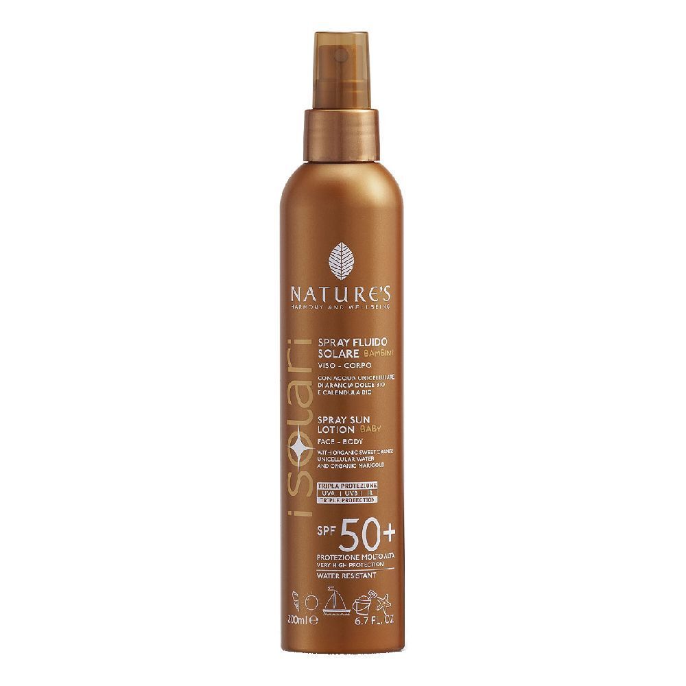 NATURE'S iSolari  Spray Fluido Solare Bambini SPF 50+