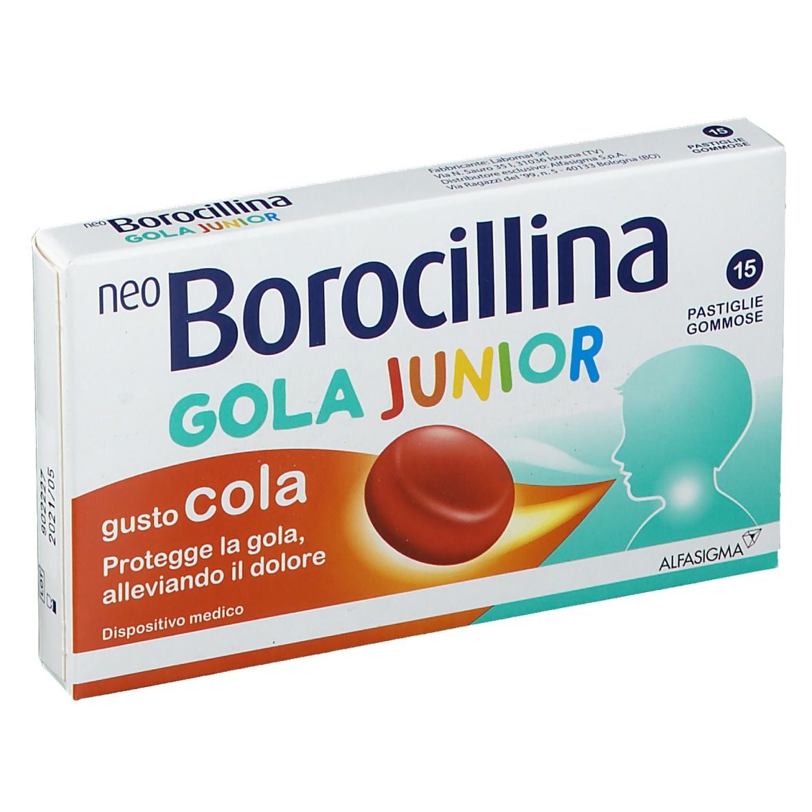 NeoBorocillina Gola Junior Pastiglie Gommose