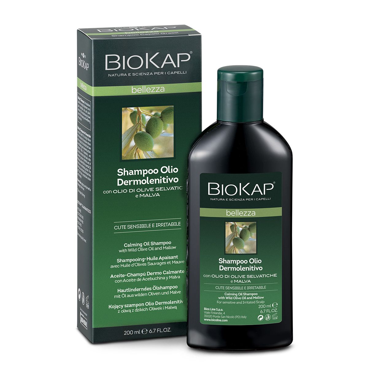 BIOSLINE BioKap® Shampoo Olio Dermolenitivo