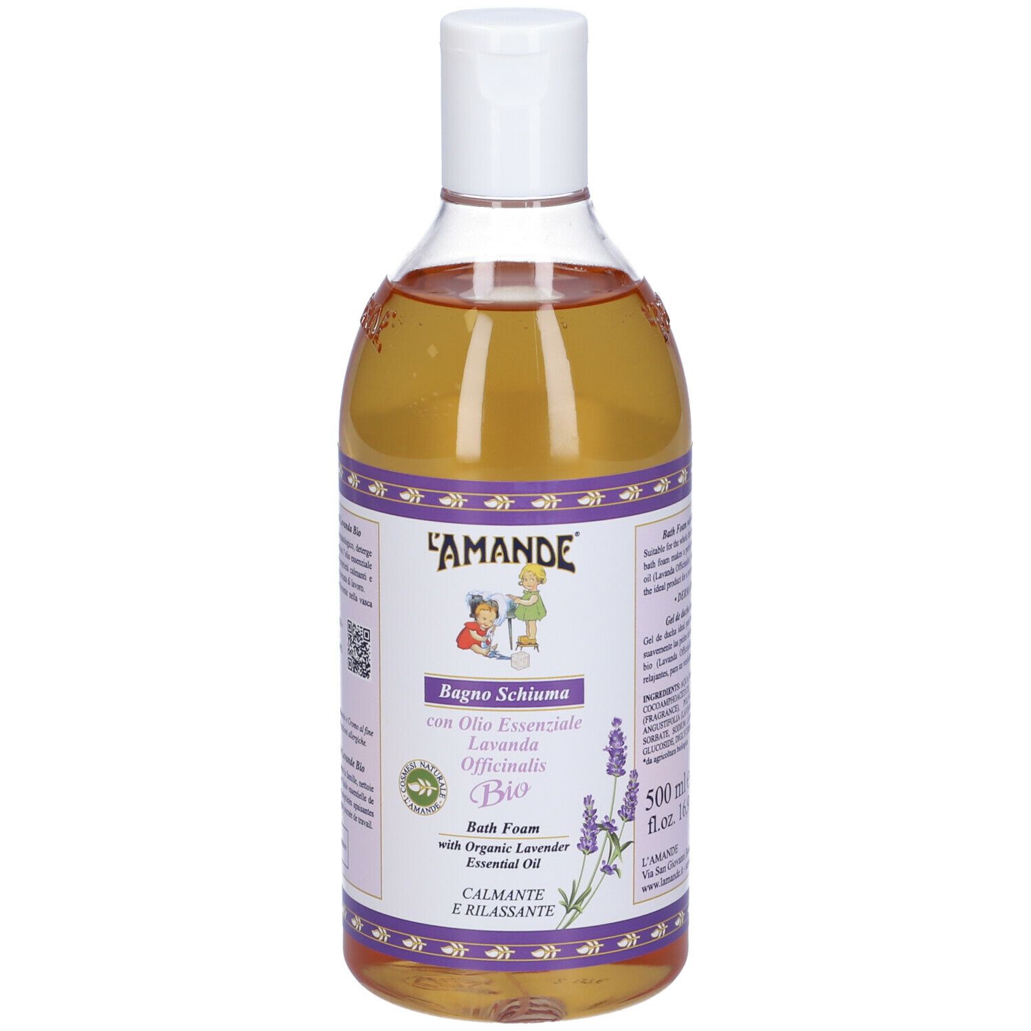 L'AMANDE® Bagno Schiuma Lavanda Officinalis Bio