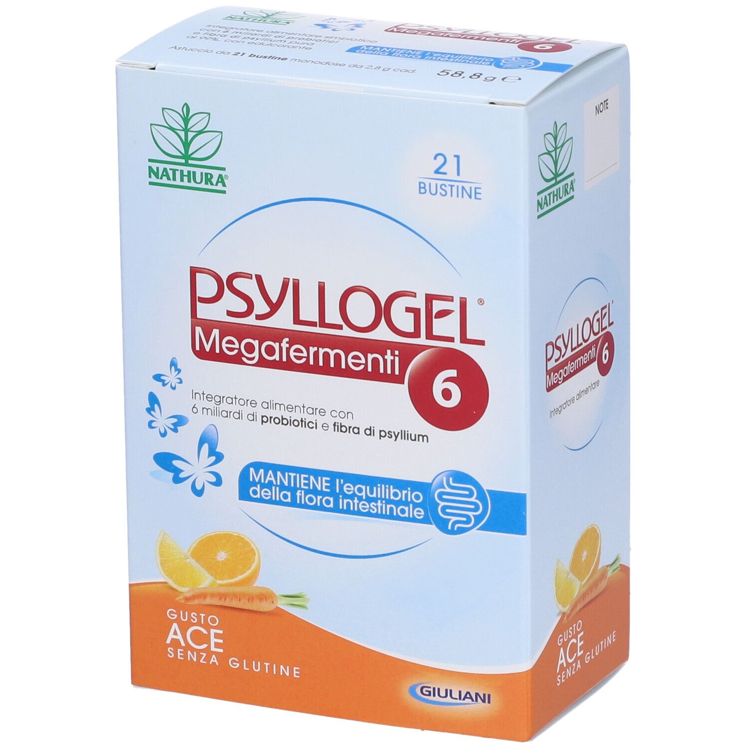 NATHURA PSYLLOGEL® Megafermenti 6 Gusto ACE