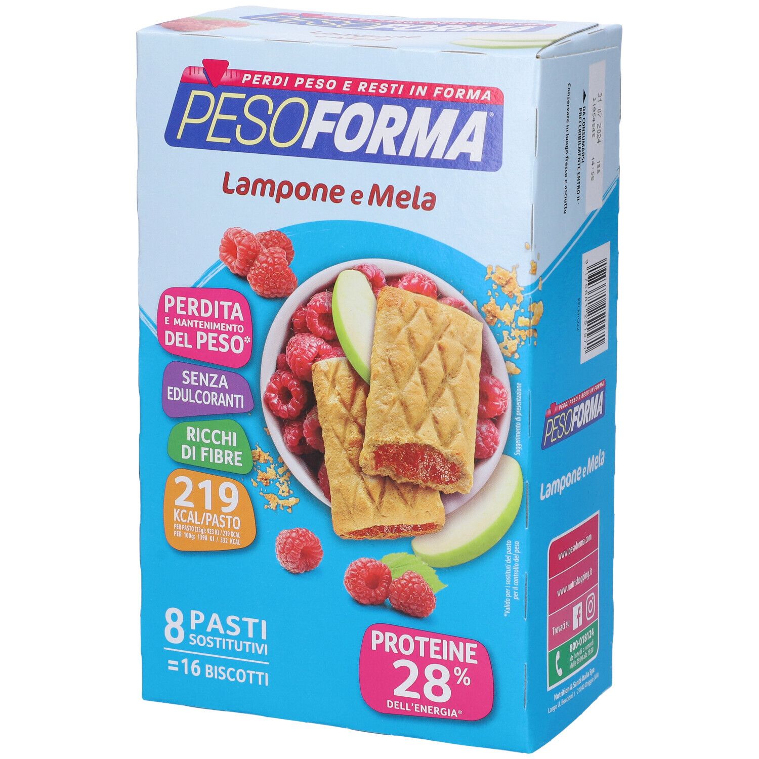 PESOFORMA® Biscotti Lampone e Mela