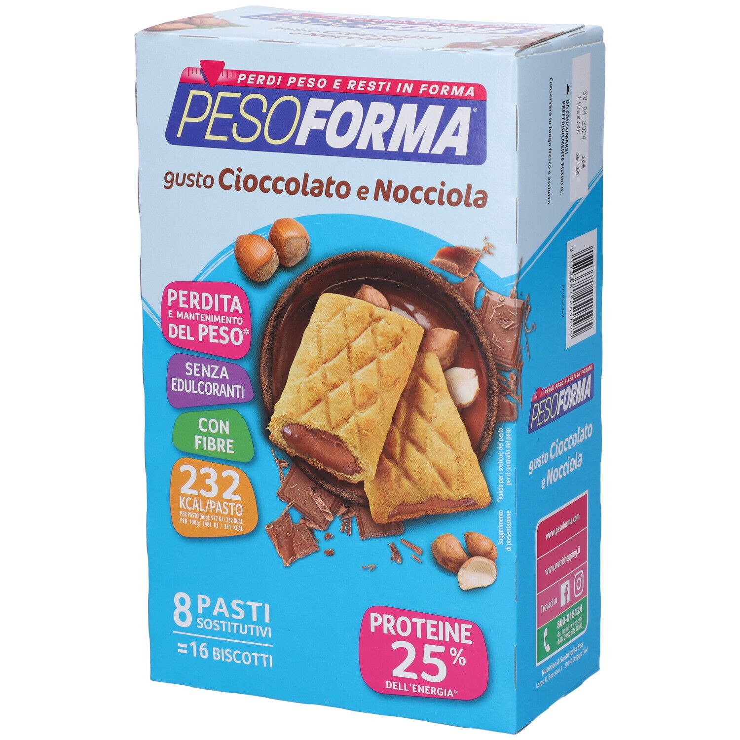 PESOFORMA® Biscotto Gusto Cioccolato e Nocciola