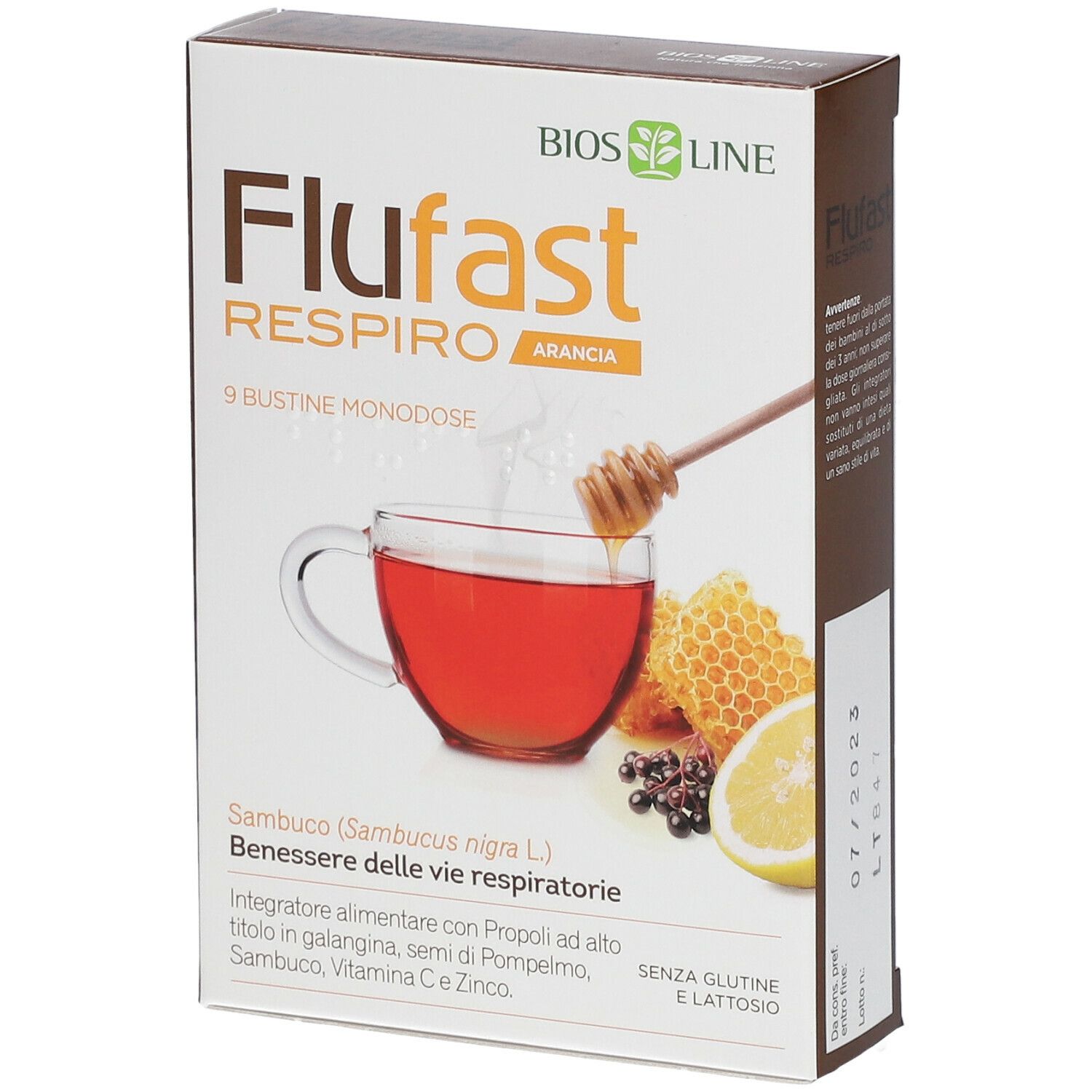 BIOS LINE Flufast Respiro Arancia