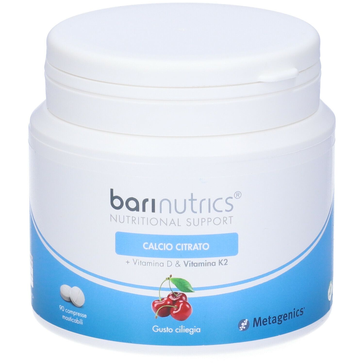 Metagenics™ Barinutrics® Calcio Citrato Gusto Ciliegia