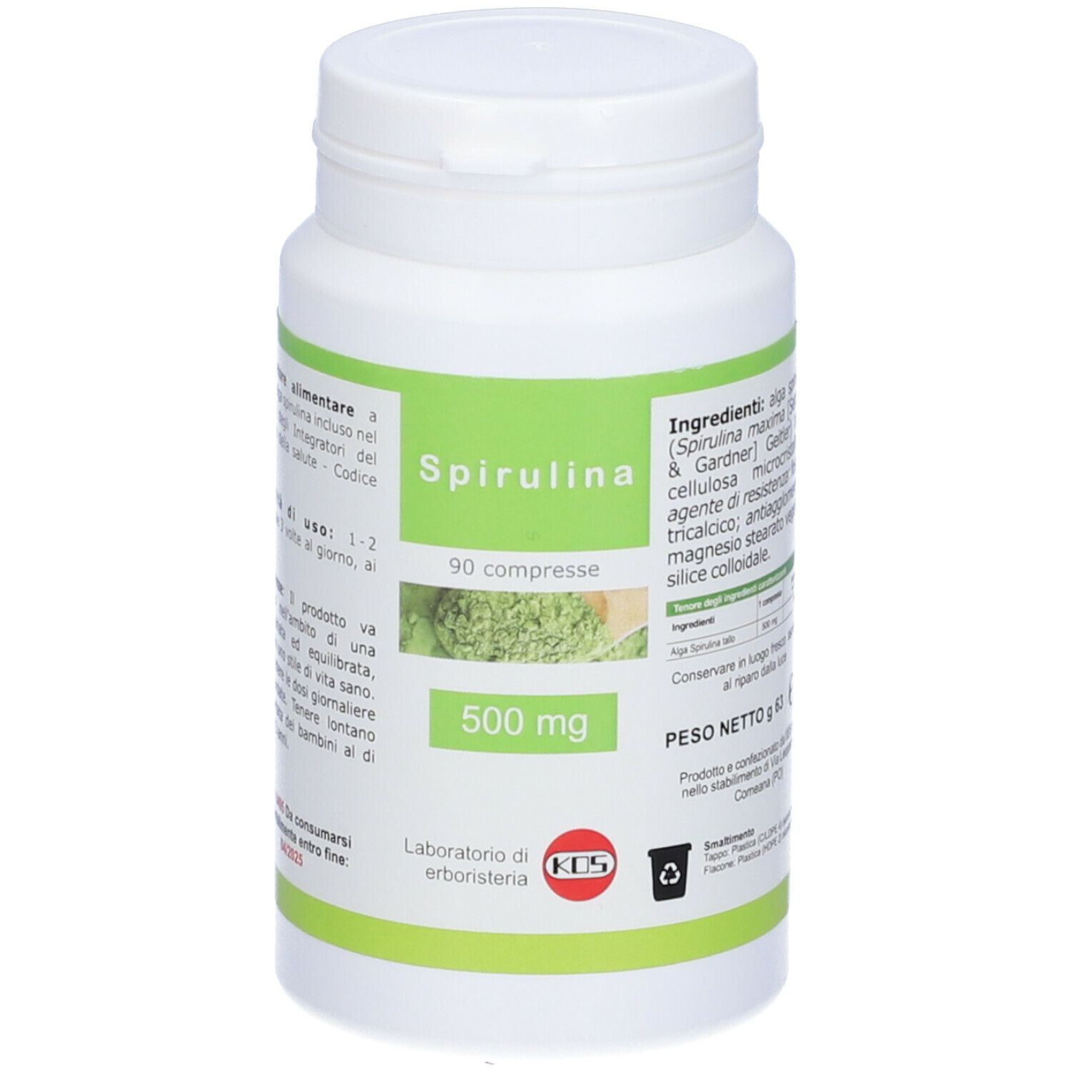 KOS Spirulina 500 mg