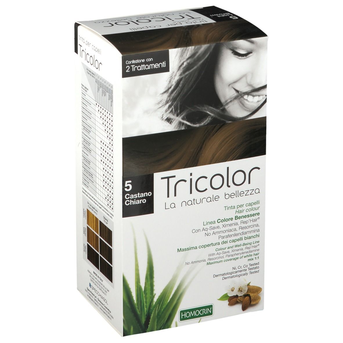 HOMOCRIN Tricolor 5 Castano Chiaro