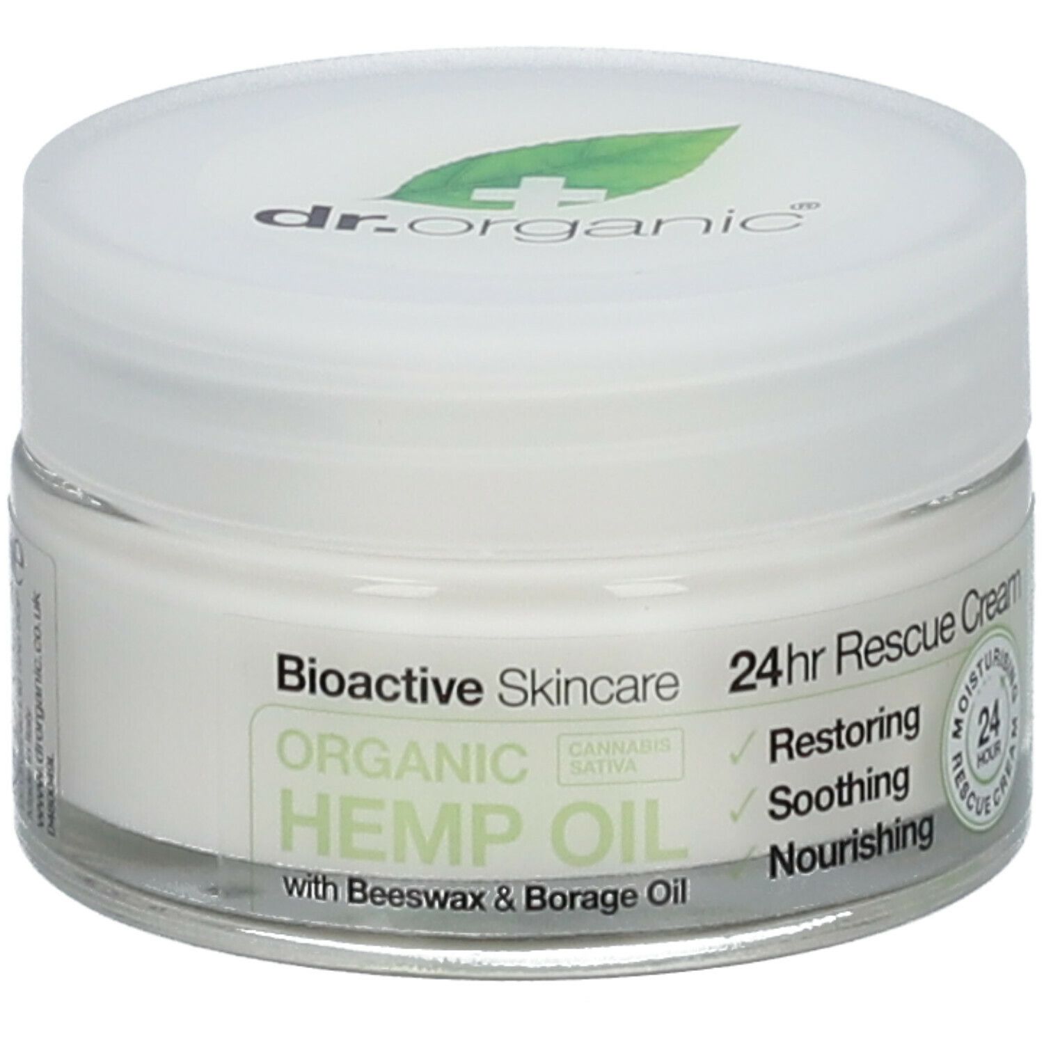 Dr. Organic® Hemp Oil 24 hr Rescue Cream