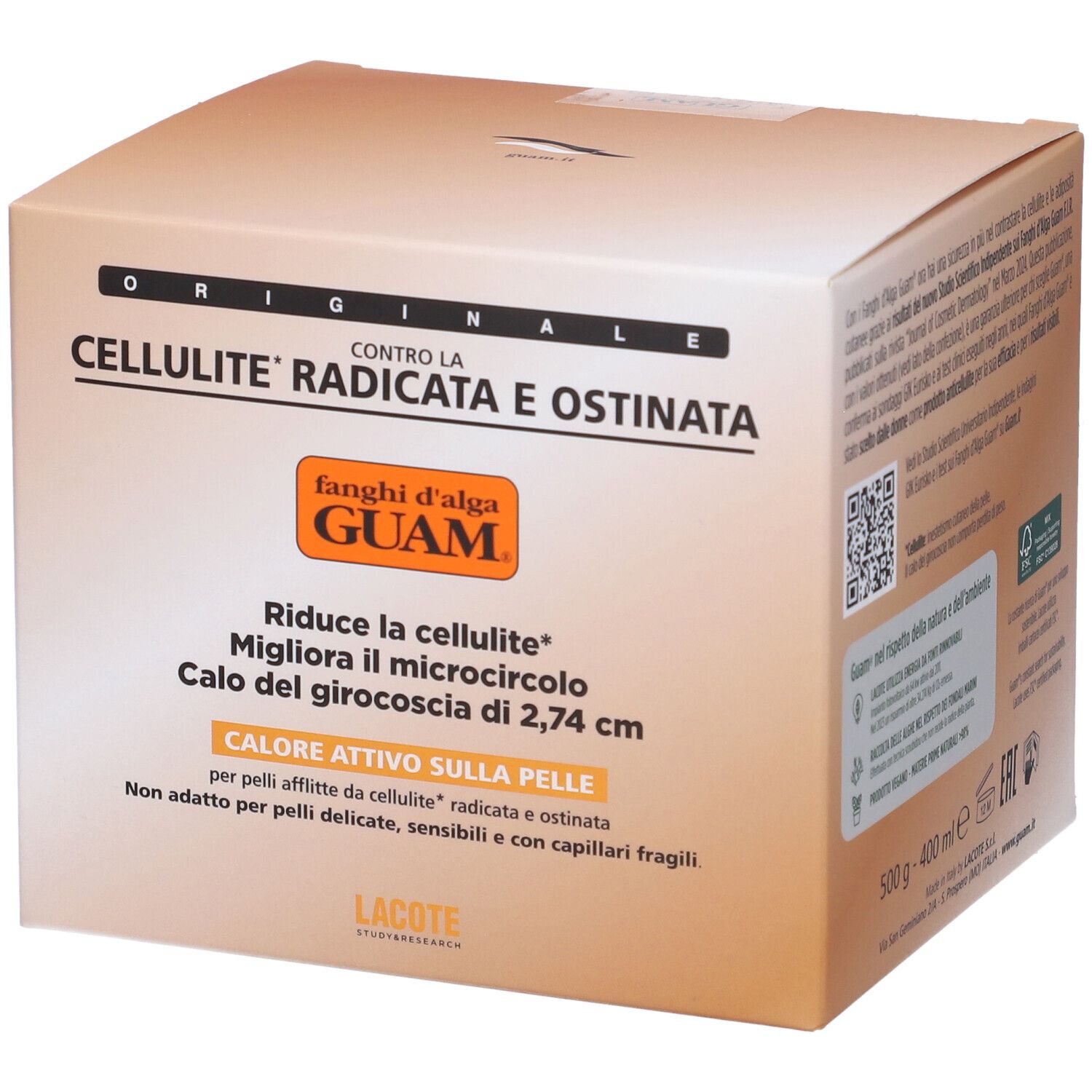 GUAM® Fanghi Cellulite Radicata e Ostinata