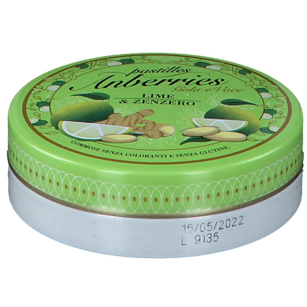 Pastille Anberries Lime & Zenzero