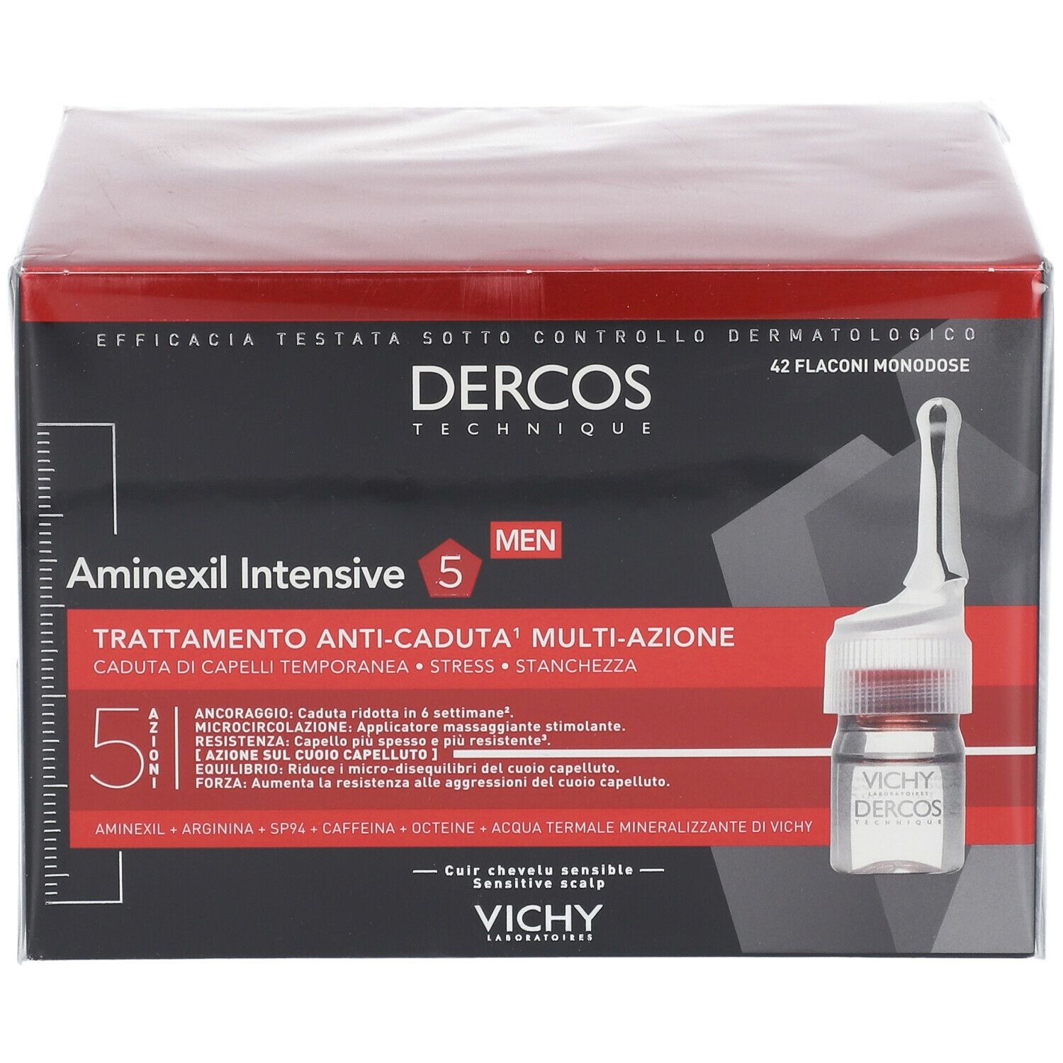 VICHY Dercos Technique Aminexil Intensive 5 Uomo - shop-farmacia.it
