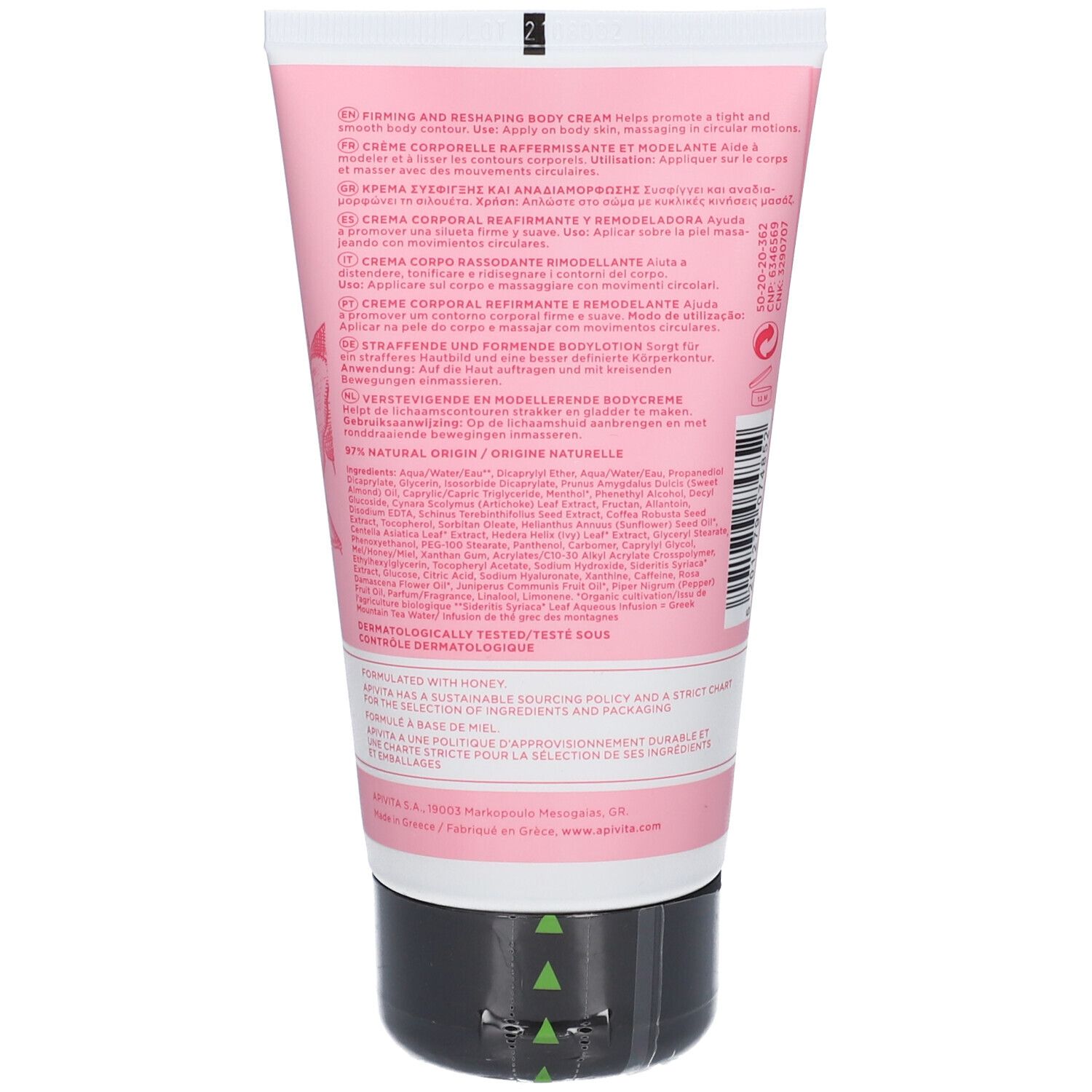 APIVITA ROSE PEPPER Crema Corpo Rassodante Rimodellante