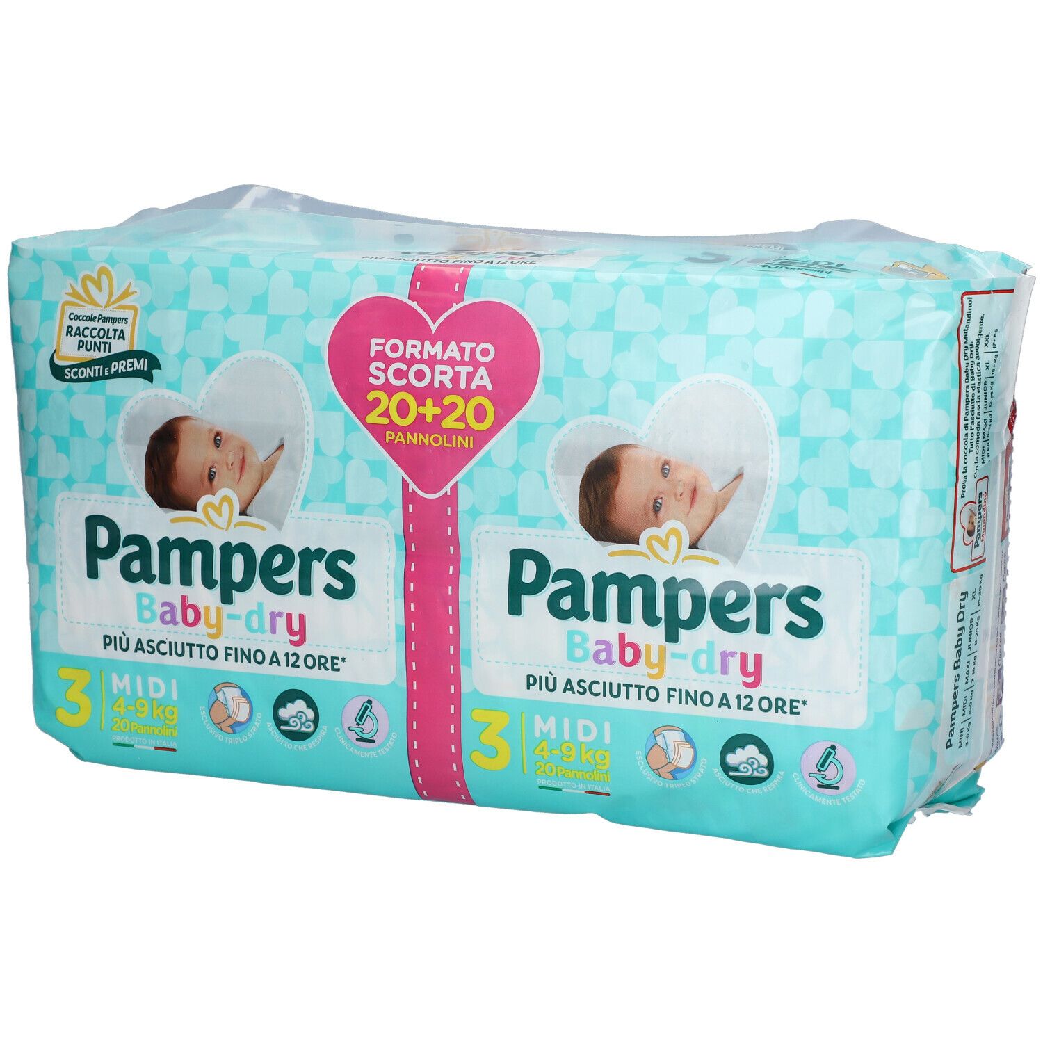Pampers Baby Dry 3 Midi 20+20