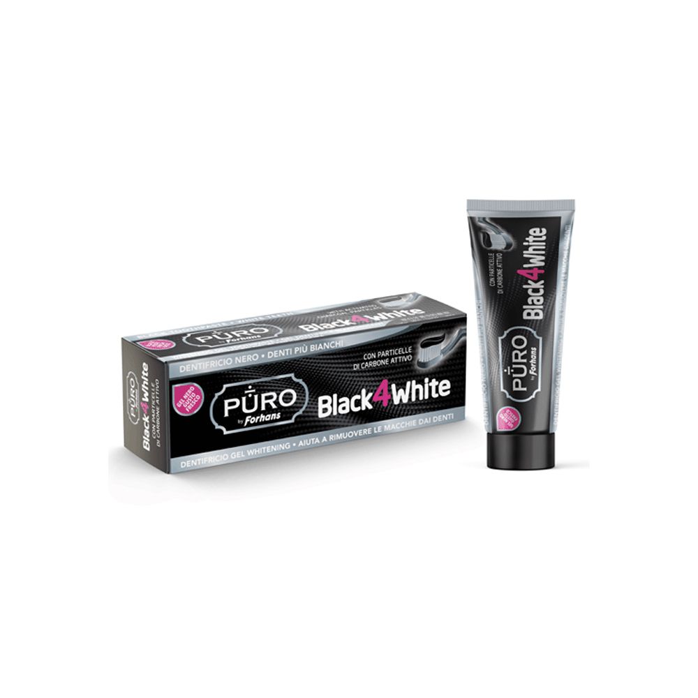Forhans Black4white Dentifricio Gel Puro