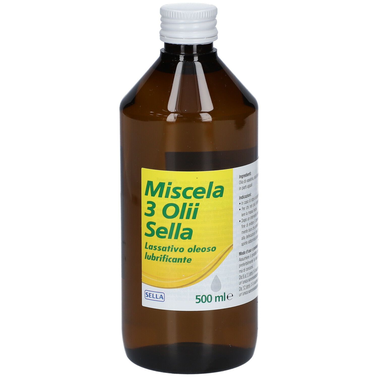 Miscela 3 Olii Sella Lassativo 500 ml