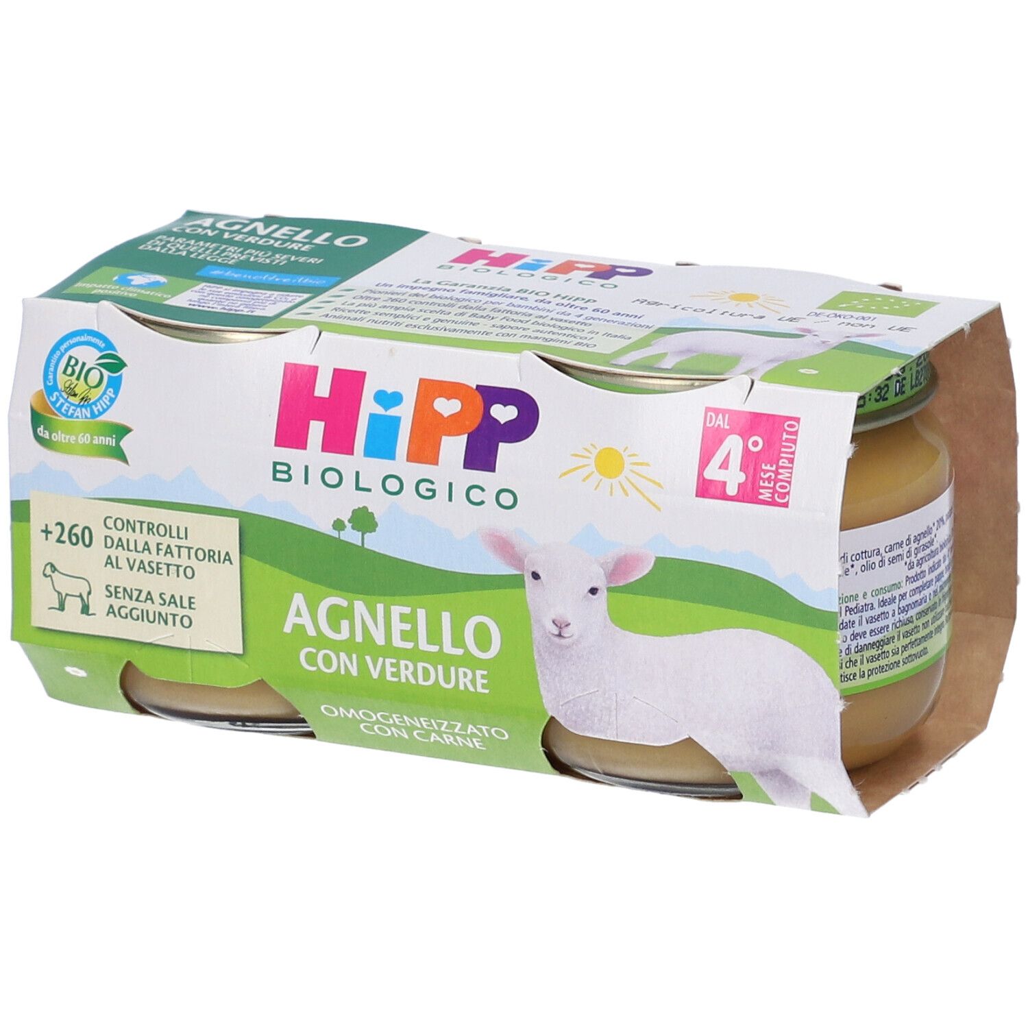 HiPP Bio Agnello con Verdure