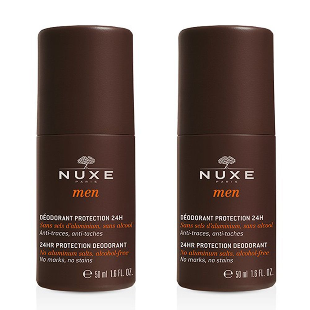 NUXE Men Deodorante Uomo Protezione 24 Ore Duo