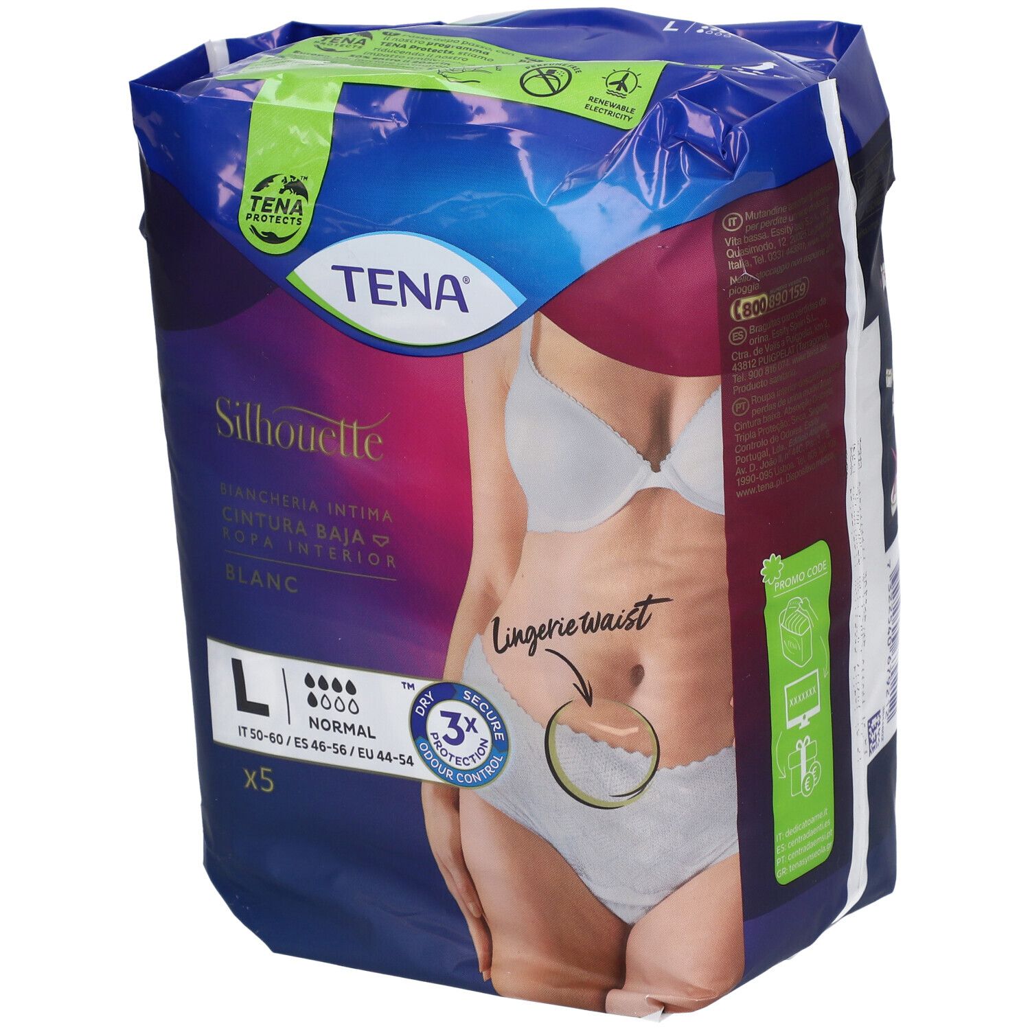 TENA Silhouette Normal Blanc L