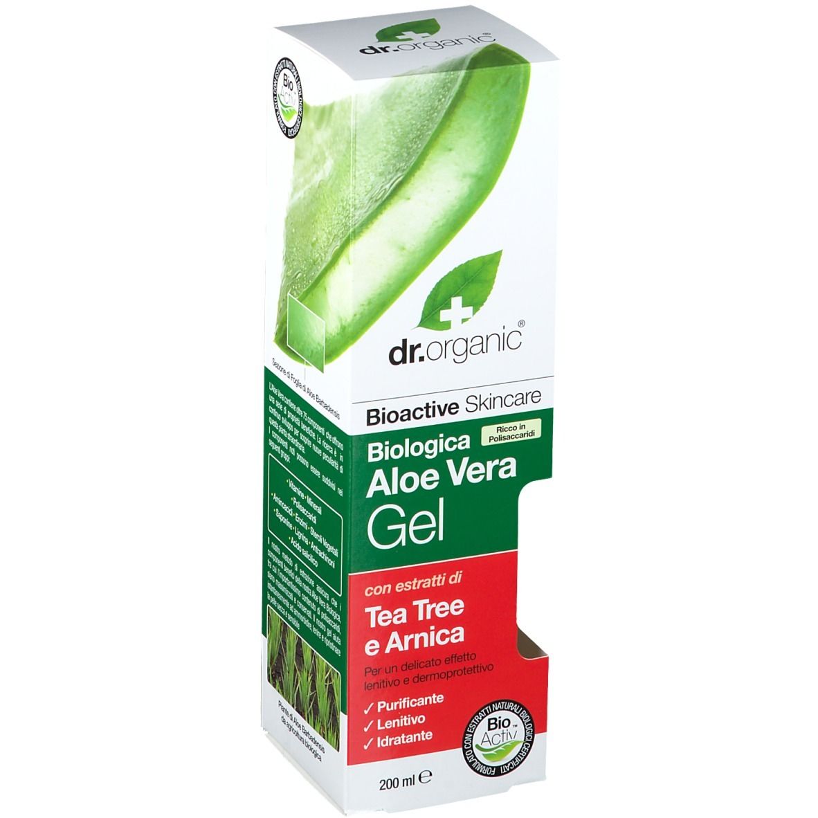 Dr. Organic® Organic Aloe Vera Gel Tea Tree e Arnica