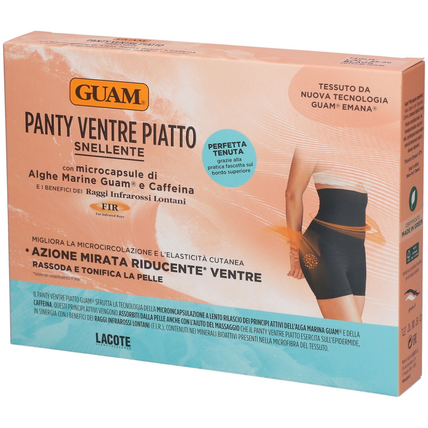 GUAM® Panty Ventre Piatto Snellente L-XL
