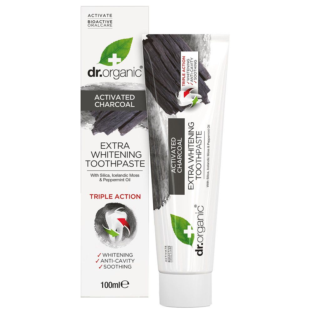 Dr. Organic® Charcoal Dentifricio Purificante