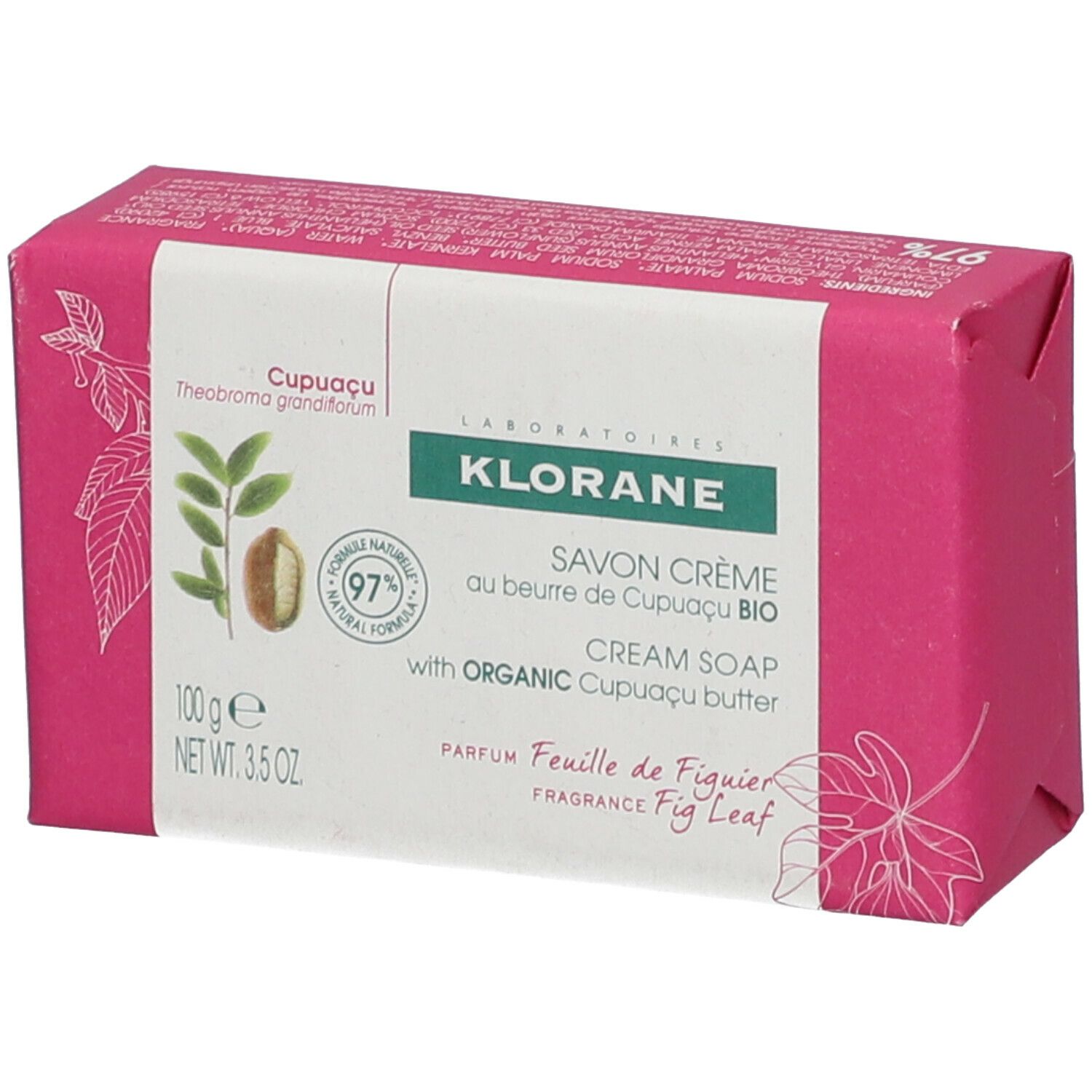 KLORANE Crema Sapone al Burro di Cupuacu Bio Foglie di Fico