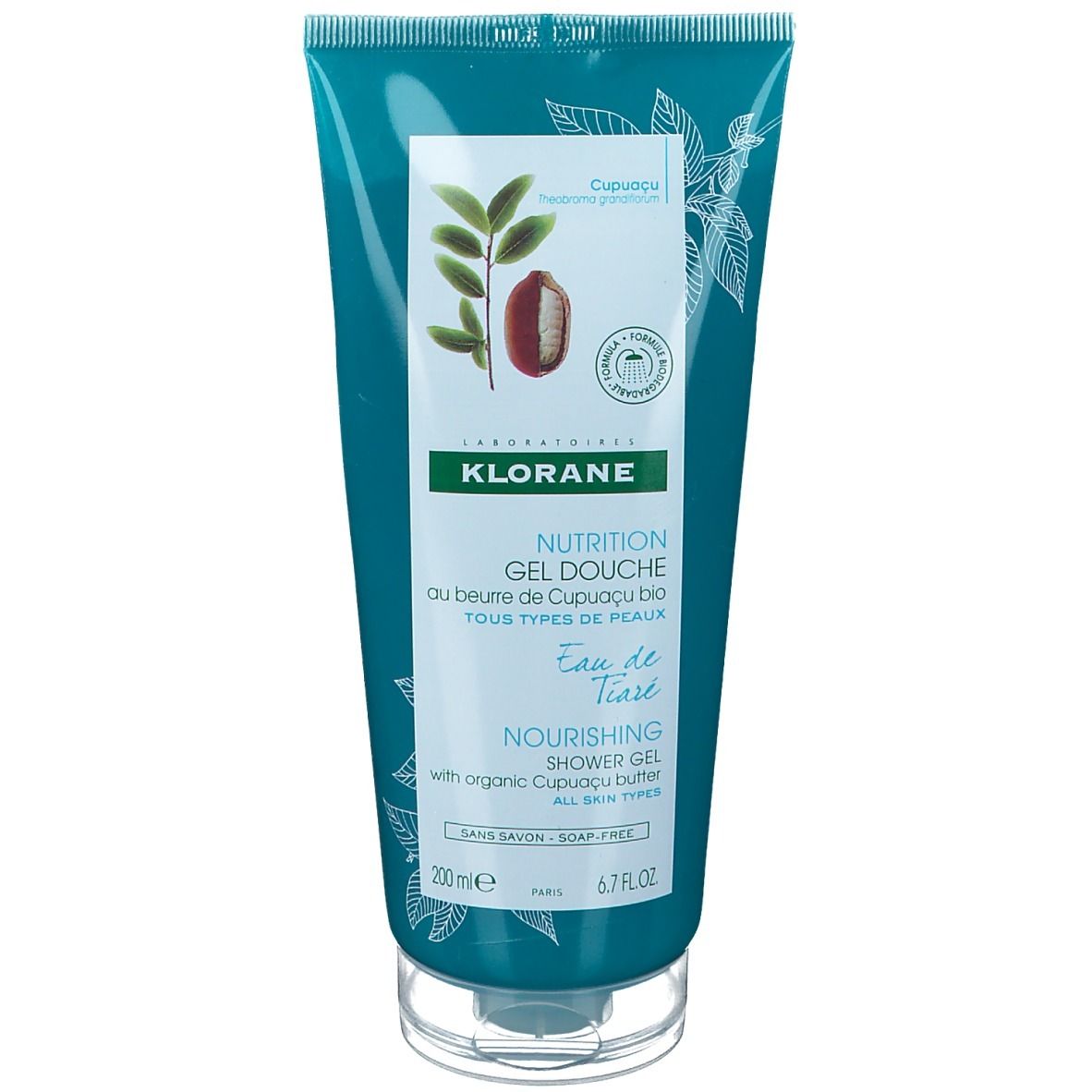 KLORANE GEL DOUCHE EAU DE TIARE 200ML