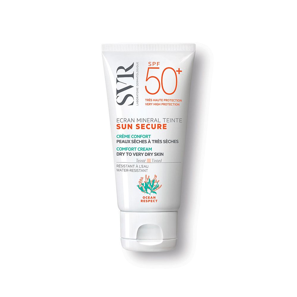 SVR Sun Secure Ecran Mineral Teintè Pelli Secche SPF50+