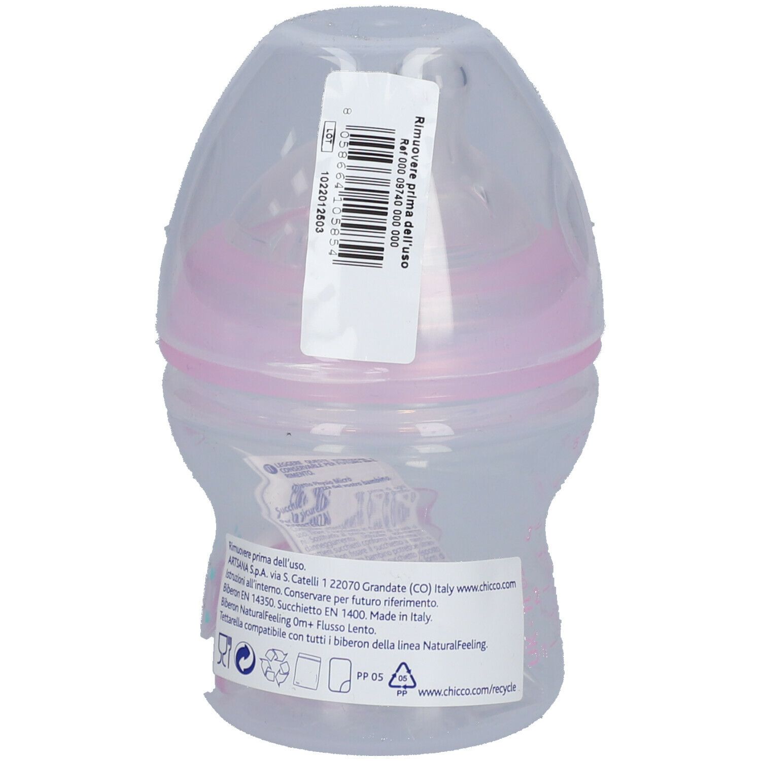 Chicco® Set Natural Feeling Flusso Lento 0+m e Succhietto