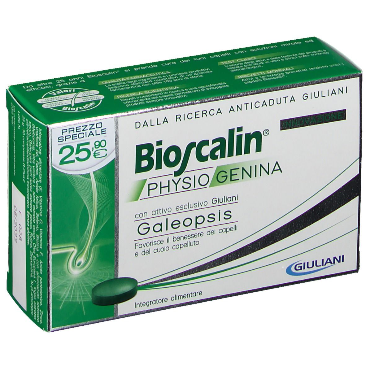 Bioscalin® Physiogenina Compresse Uomo e Donna - shop ...