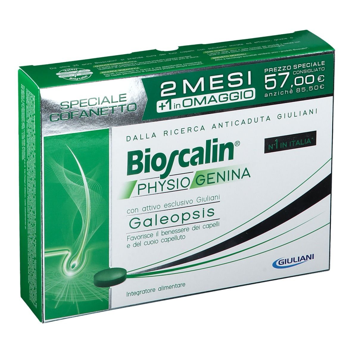 Bioscalin® Physiogenia Galeopsis 2 mesi + 1 in Omaggio