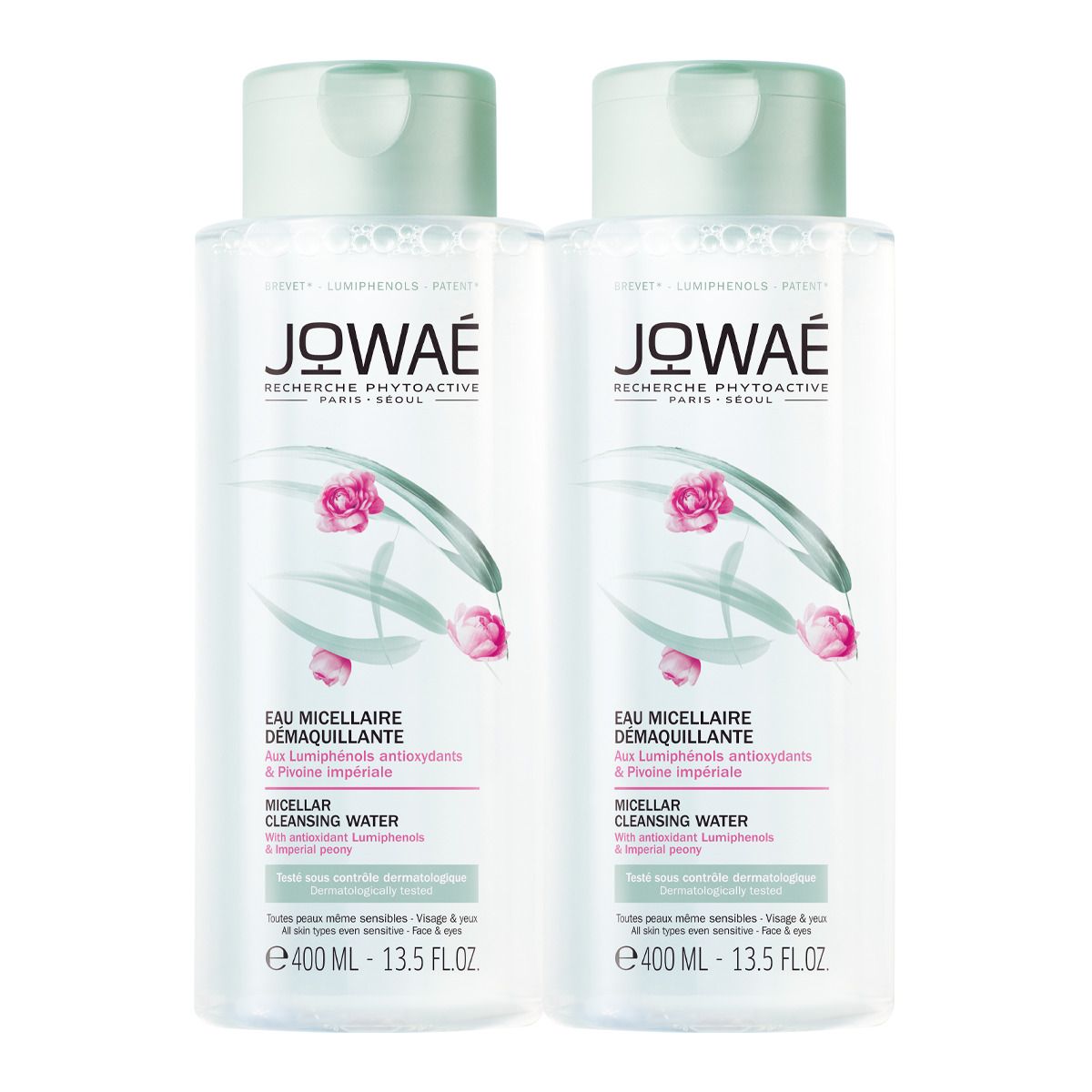 JOWAÉ Acqua Micellare Struccante Bipacco