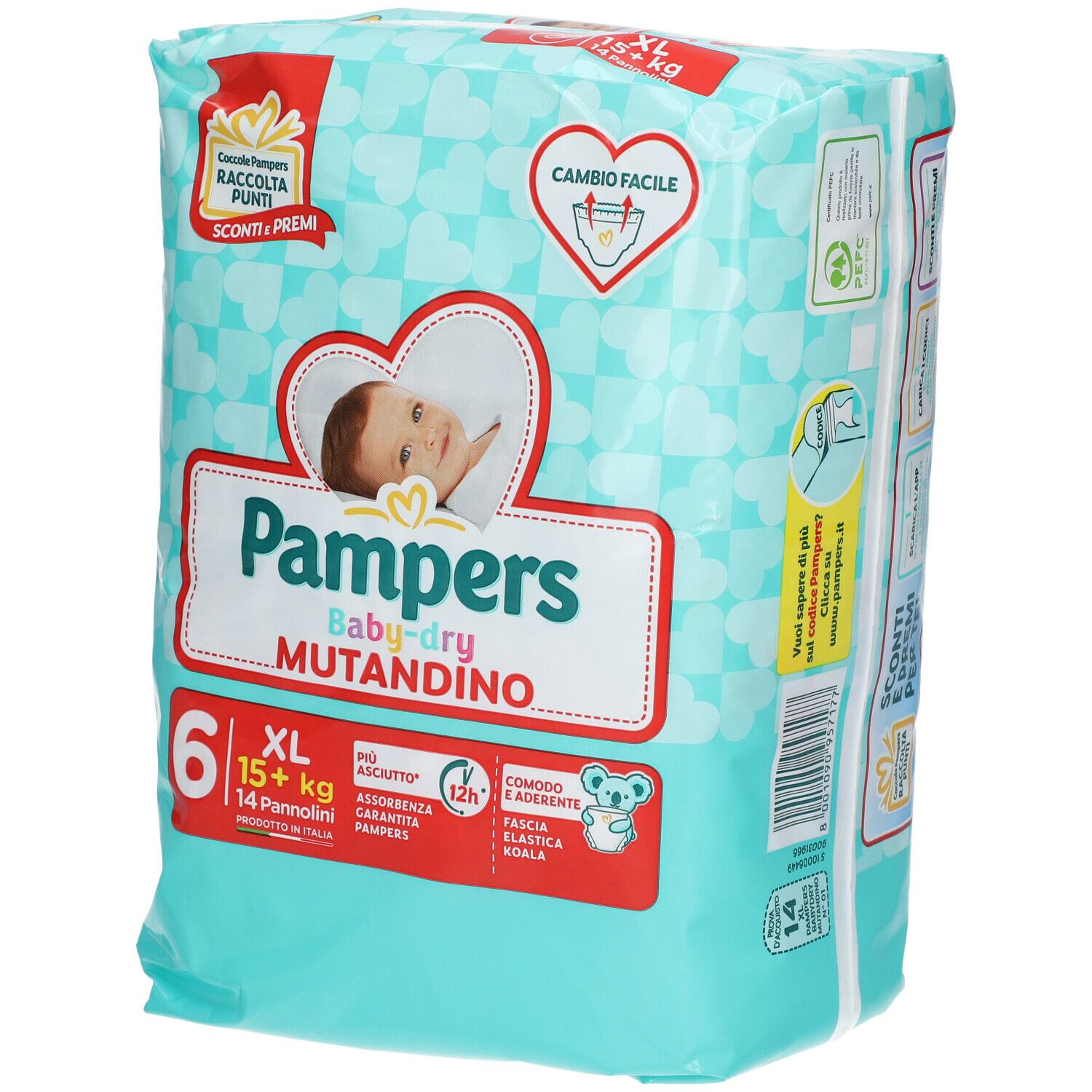 Pampers Baby Dry Mutandino 6 ExtraLarge