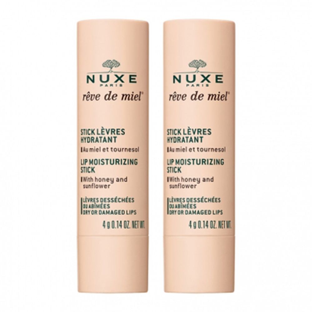 NUXE Rêve de Miel® Stick Labbra Idratante Bipacco