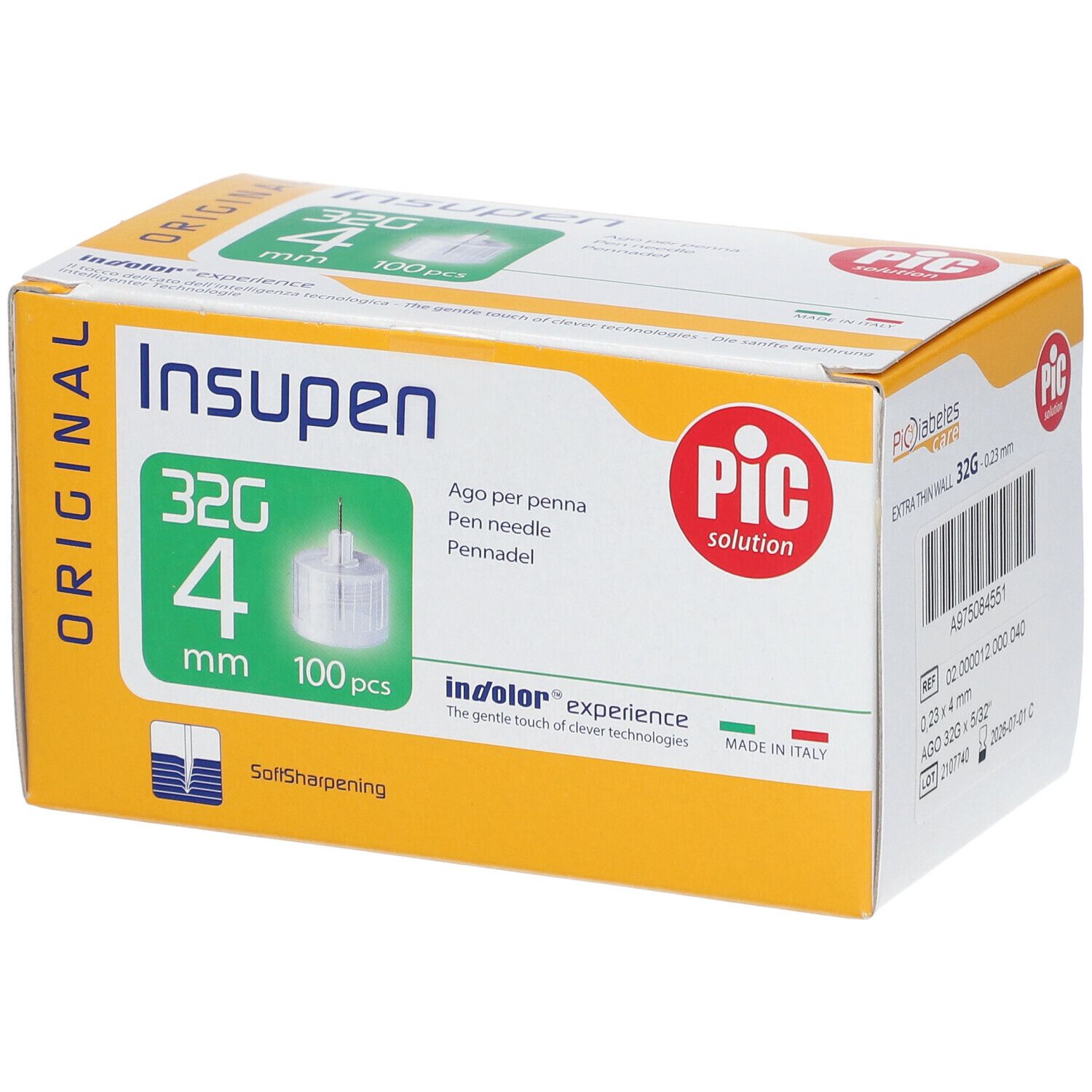 Pic Insupen Original Ago Per Penna 32G 4 mm