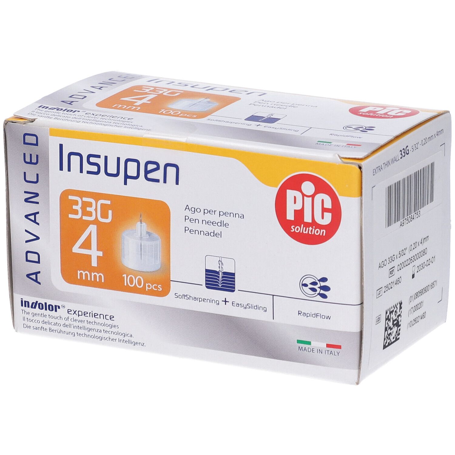Pic Insupen Advanced 33G 4 mm