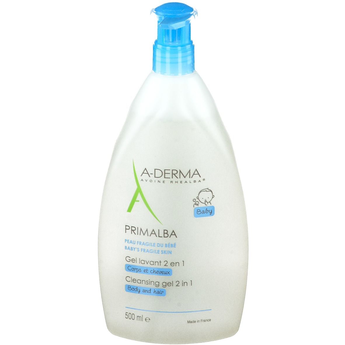 A-DERMA Primalba Gel Lavante 2 in 1