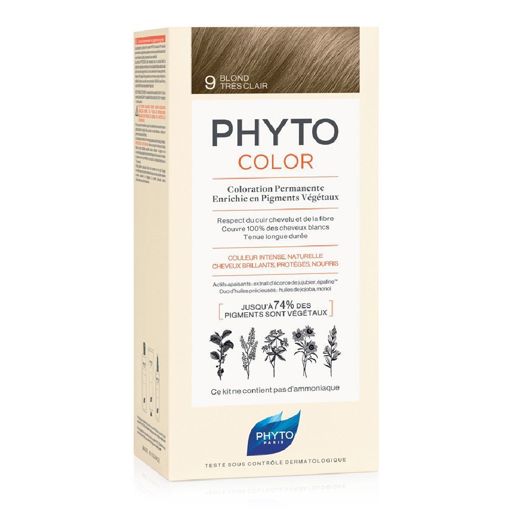 PHYTO PHYTOCOLOR Colorazione Permanente 9 Biono Chiarissimo