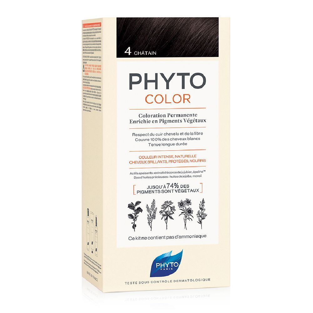 PHYTO PHYTOCOLOR Colorazione Permanente 4 Castano 