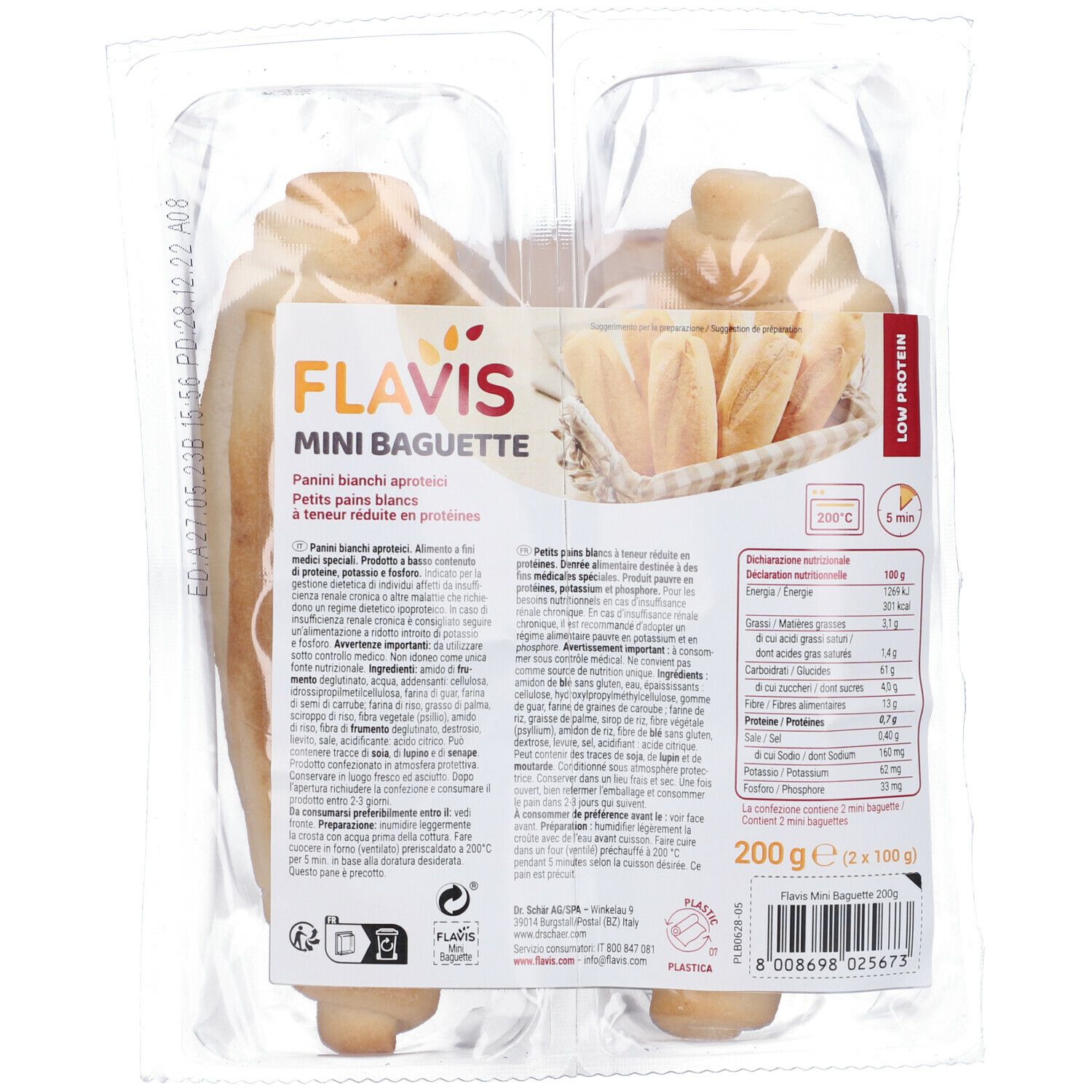 FLAVIS Mini Baguette