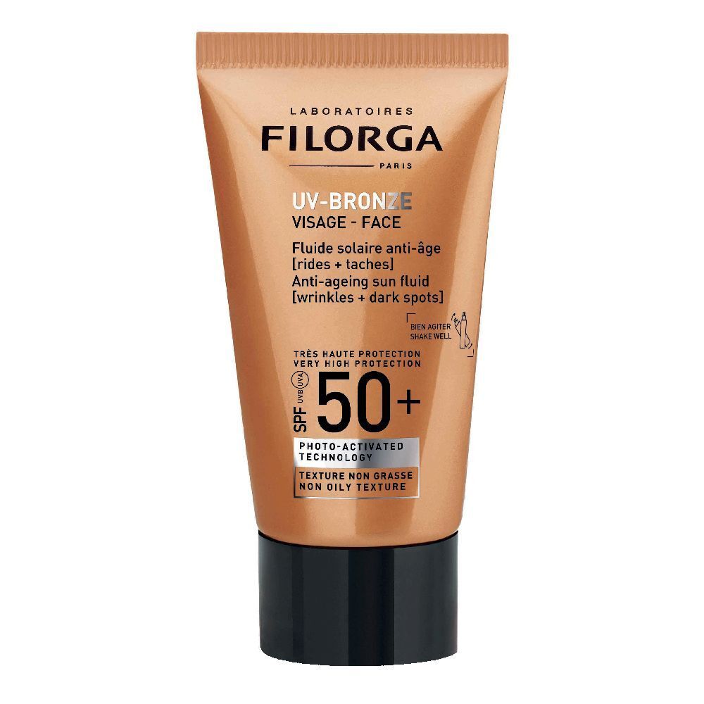 LABORATOIRES SVR Filorga Uv Bronze Visage Anti-?ge Fluide Solaire Spf50 + 40ml
