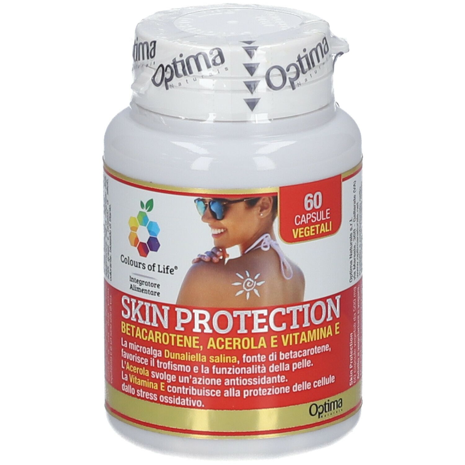 Optima Skin Protection Betacarotene, Acerola E Vitamina E