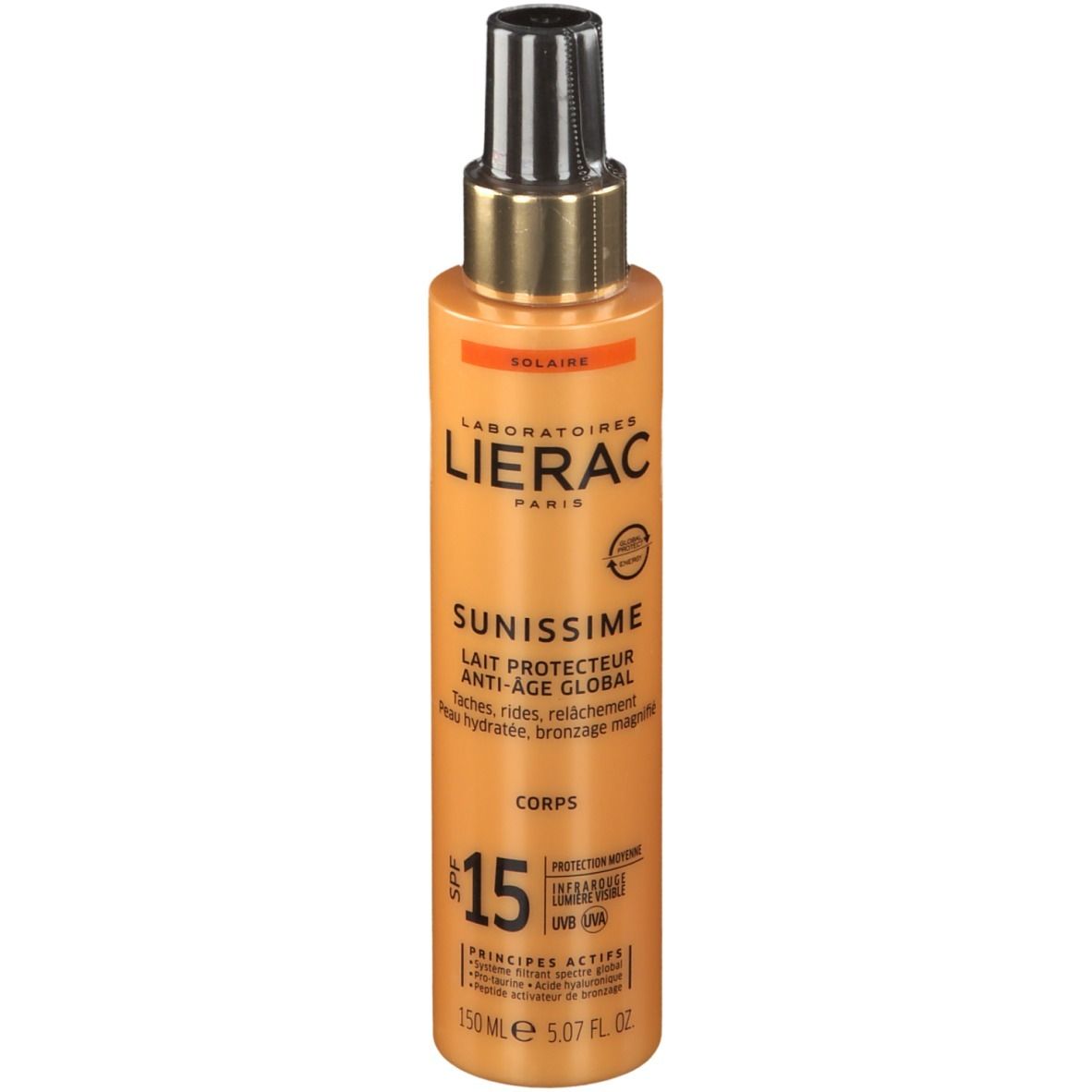 LIERAC Sunissime Latte Protettivo Energizzante Anti-Età Globale SPF15