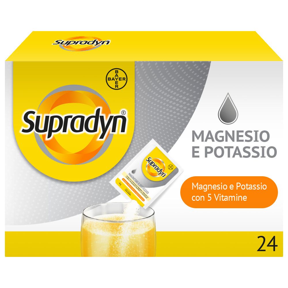 Supradyn Magnesio e Potassio Integratore sport Bustine Effervescenti