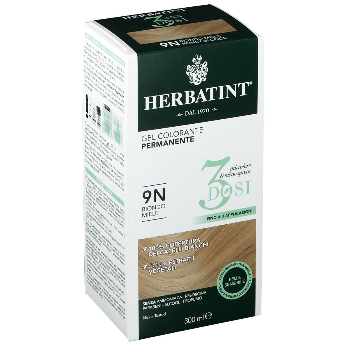 HERBATINT® 3 Dosi 9N Biondo Miele