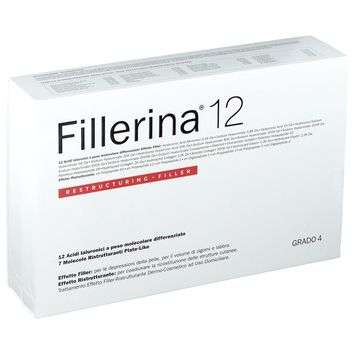 Fillerina® 12 RESTRUCTURING-FILLER Grado 4